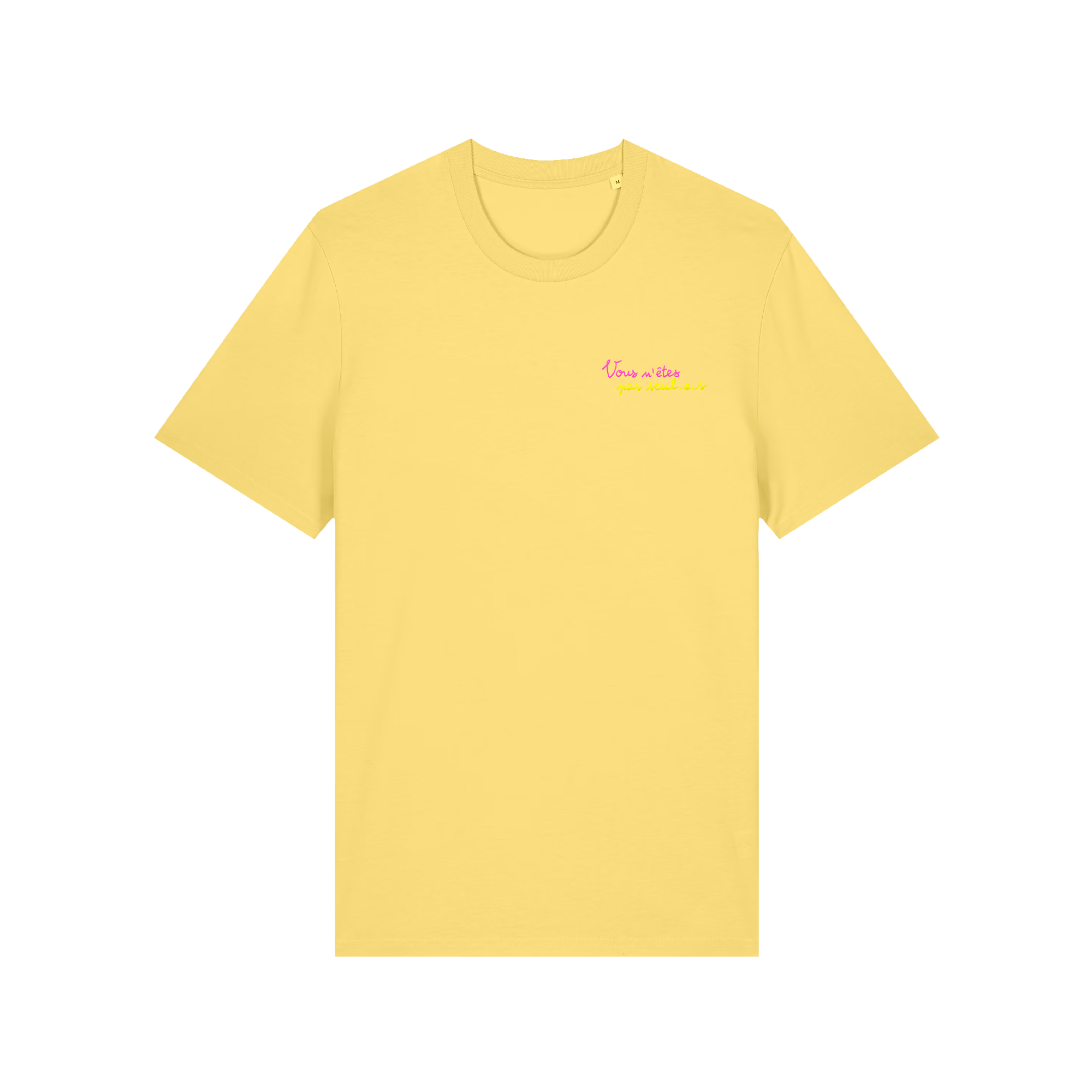 T-SHIRT COUPE LARGE Vous n'êtes pas seul.e.s