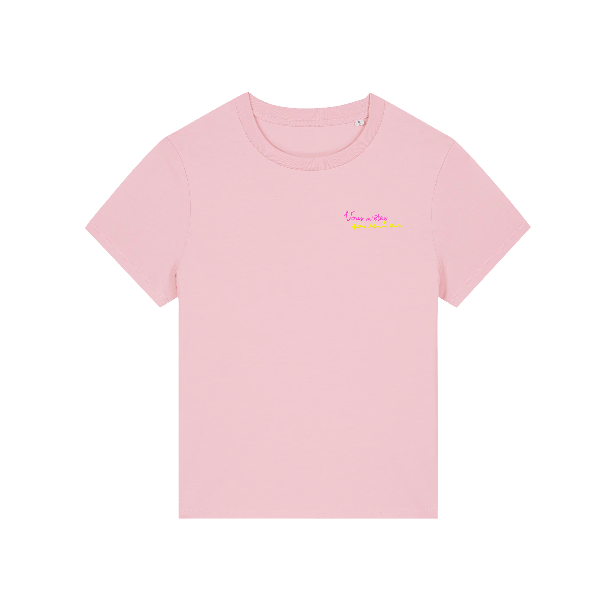 T-SHIRT COUPE SLIM FIT Vous n'êtes pas seul.e.s